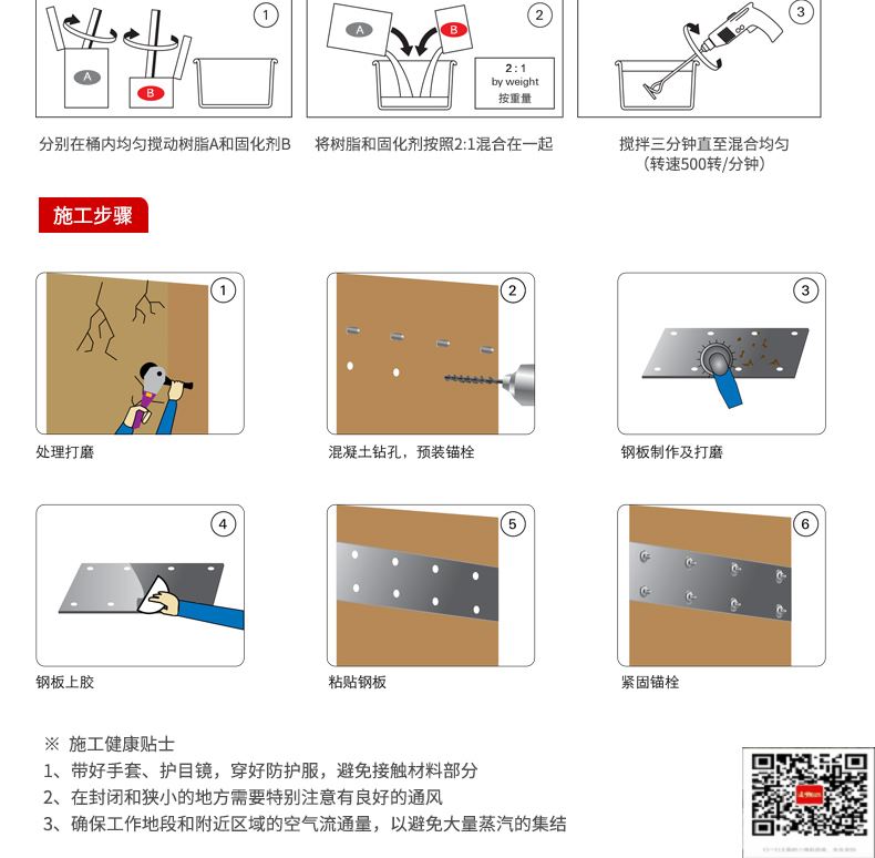 包钢可克达拉粘钢加固施工过程